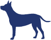 Dog silhouette